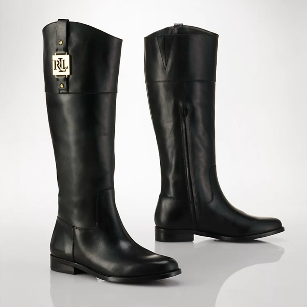 COPY - Ralph Lauren Jaden Equestrian riding leather boots size 7